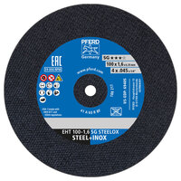 DIE GRINDER CUT-OFF WHEEL, 4" X .045 X 1/4, SG STEELOX, T1, ALUMINUM OXIDE