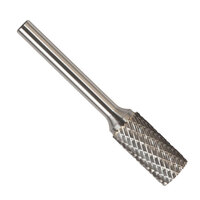 SA-16 3/4 X 3/4 CARBIDE BUR CYLINDRICAL SINGLE CUT 1/4 SHANK