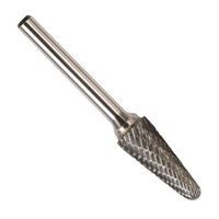 SL-3 3/8 X 1 1/16 CARBIDE BUR CONE SINGLE CUT 1/4 SHANK