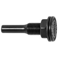 DRIVE ARBOR FOR WHEEL BRUSHES FLAT HEAD TYPE 1/4 SHANK 1 5/8 LENGTH 3/4 FLANGE