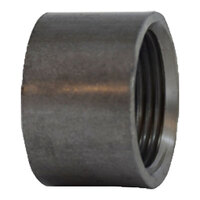 1/4 BLACK PIPE HALF MERCHANT COUPLING