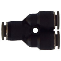5/16 X 3/8 BRASS COMPOSITE BODY PUSH-IN UNION Y CONNECTOR