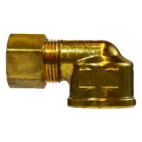 3/16 X 1/8 BRASS COMPRESSION 90 DEGREE FORGED FEMALE ELBOW