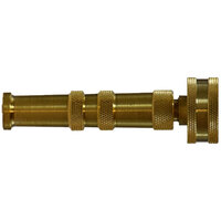 3 BRASS GARDEN HOSE CROSSED PATTERN NOZZLE