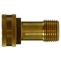 3/4 X 3/8 BRASS GARDEN HOSE FEMALE X MALE SWIVEL ADAPTER