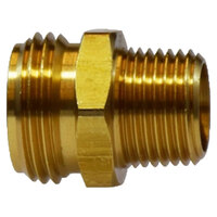 FITTINGS-GARDEN HOSE-MXM PIPE ADAPTER