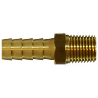 1/2 X 1 BRASS HOSE BARB RIGID MALE ADAPTER