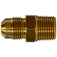 3/16 X 1/4 BRASS SAE 45 DEGREE FLARE MALE ADAPTER
