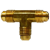 3/16 BRASS SAE 45 DEGREE FLARE UNION TEE