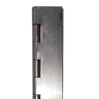 SS73021, STAINLESS CONTINUOS PIANO HINGE 3" OPEN X 72" LONG, .074 THICK, .250 SSP