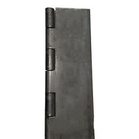 S63015, STEEL CONTINUOUS PIANO HINGE 3" OPEN X 72" LONG, .060 THICK, .120 SP