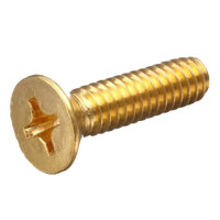 #10-24 x 1 Brass Phillips Drive Flat Head Machine Screw