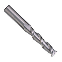 3/8 CARBIDE 2 FLUTE SINGLE END HIGH HELIX FOR ALUMINUM SQUARE END MILL 3/8 SHANK 4 OVAL