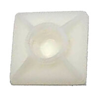 1 X 1 CLEAR CABLE TIE ADHESIVE MOUNT