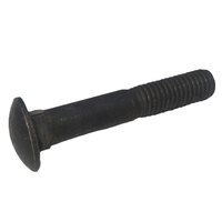 3/8-16 x 2 1/2 Plain Finish Steel ASTM A307 Grade A Square Neck Carriage Bolt