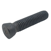 3/8-16 x 1 1/4 Plain Finish Steel Grade 5 Contour Head Plow Bolt