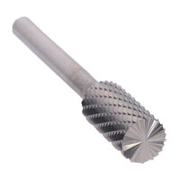 SB-11 1/8" X 1/2" CYLINDRICAL END CUT CARBIDE BUR 1/4" SHANK