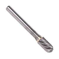 SC-11 1/8" X 1/2" CYLINDRICAL RADIUS END CARBIDE BUR 1/4" SHANK