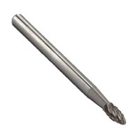 SH-41 1/8" X 1/4" FLAME CARBIDE BUR 1/8" SHANK