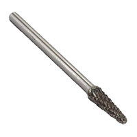 SL-41 1/8" X 3/8" CONE 14 TAPER CARBIDE BUR 1/8" SHANK