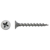 6 X 1 1/4 GRAY PHOSPHATE FINISH FINE THREAD PHILLIPS DRIVE BUGLE HEAD DRYWALL SCREW 1 LB/BUCKET
