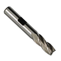 1/8 X 3/8 HSS 4 FLUTE SINGLE END CENTER CUTTING END MILL
