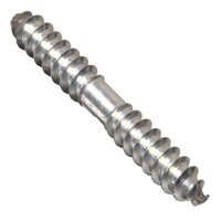 3/16-11 x 1 1/2 Zinc Finish Steel Wood Dowel Screw