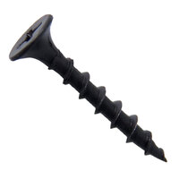 10 x 3 1/2 Black Phosphate Finish Steel Fine Thread Phillips Drive Bugle Head Drywall Screw