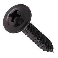 8-18 x 1 Black Oxide Finish Steel Phillips Drive Modified Truss (K-Lath) Head Drywall Screw