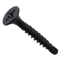 6-20 x 1 Black Phosphate Finish Steel Phillips Drive Bugle Head Self-Drilling Screw