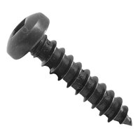 6-20 x 1 1/4 Black Oxide Finish Steel Square Drive Pan Head Type 17 Face Framing Screw