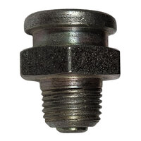 1/8-27 ZINC FINISH STEEL STRAIGHT THREAD PTF WITH BALL CHECK H1184Z3