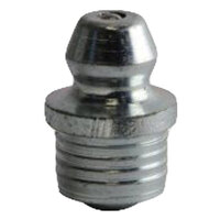 5/16 DRIVE ZINC FINISH STEEL STRAIGHT THREAD GREASE FITTING WITH BALL CHECK H1608Z3