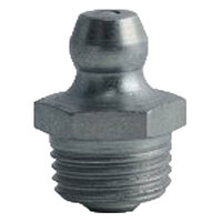 1/8-27 ZINC FINISH STEEL STRAIGHT PTF EXTRA SHORT GREASE FITTING WITH BALL CHECK H1610Z3