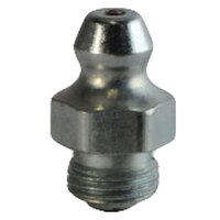 5/16-32 ZINC FINISH STEEL STRAIGHT PARALLEL THREAD GREASE FITTING WITH BALL CHECK H1631Z3
