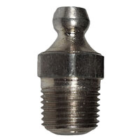 1/8-27 ZINC FINISH STEEL STRAIGHT 10,000 PSI LEAKPROOF GREASE FITTING WITH INTERNAL BALL CHECK H1634
