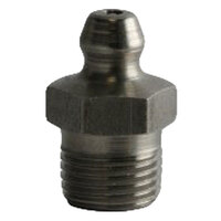 1/8-27 STAINLESS STEEL STRAIGHT PTF EXTRA SHORT GREASE FITTING WITH BALL CHECK H1644S