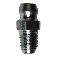 1/4-28 ZINC FINISH STEEL STRAIGHT TAPER THREAD GREASE FITTING WITH BALL CHECK H1652Z3