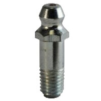1/4-28 ZINC FINISH STEEL STRAIGHT TAPER THREAD GREASE FITTING WITH BALL CHECK H1680Z3