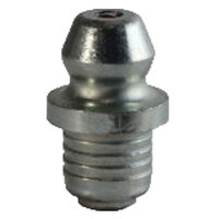 1/4 DRIVE ZINC FINISH STEEL STRAIGHT GREASE FITTING WITH BALL CHECK H1743Z3