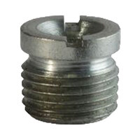 1/8-27 ZINC FINISH STEEL STRAIGHT FLUSH TYPE GREASE FITTING WITH BALL CHECK H1815Z3