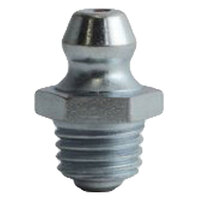 M8-1.0 ZINC FINISH STEEL STRAIGHT TAPER THREAD GREASE FITTING WITH BALL CHECK H2103Z3