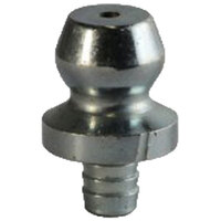 1/8 DRIVE ZINC FINISH STEEL STRAIGHT GREASE FITTING NO BALL CHECK H3019Z3