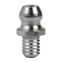 1/4 DRIVE ZINC FINISH STEEL STRAIGHT GREASE FITTING NO BALL CHECK H321381Z3