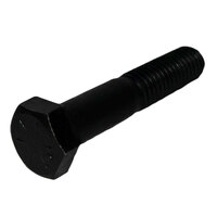 1-8 x 10 Plain Finish Steel Grade 8 Hex Head Cap Screw