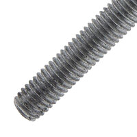1-8 X 10' HOT DIP GALVANIZED STEEL A307 GRADE A THREADED ROD