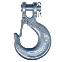 1/4 GRADE 43 CLEVIS SLIP HOOK WITH LATCH 1950# WLL