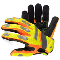 S - IMPACT LEVEL 1 GLOVE HI-VIZ | IEX-HZIL1-02-S |