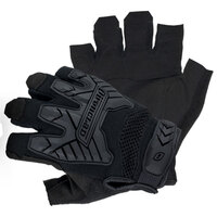 S-TACTICAL FINGERLESS IMPACT GLOVE BLACK | IEXT-FIBLK-02-S |