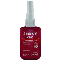 262 RED MEDIUM TO HIGH STRENGTH THREADLOCKER 50 MIL BOTTLE